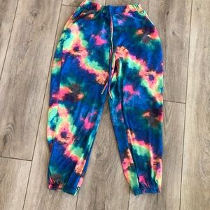 Tie die shein bottoms